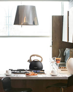 Load image into Gallery viewer, POLIVIAR Tea Kettle, Black Ti Stovetop Tea Kettle 2.7 Quart , Audible Whistling Teapot, Food Grade Stainless Steel for Anti-Rust and Anti Hot Handle, Suitable for All Heat Sources (JX2018-WB20)