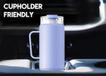 Load image into Gallery viewer, Meoky 40oz Tumbler with Handle, Stainless Steel Travel Mug with 2-in-1 Straw and Sip Lid, Vacuum Insulated Coffee Mug, 100% Leak Proof, Keeps Cold for 34 Hours or Hot for 10 Hours (Lilac)