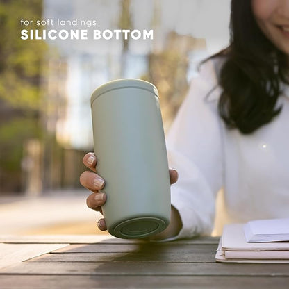 Simple Modern Voyager Signature | 16oz Travel Coffee Mug Tumbler with 360° Lid | Gifts for Women Men | Ceramic-Lined Insulated Stainless Steel Cold Brew Iced Coffee Cup | Eucalyptus Gingham