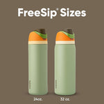 Load image into Gallery viewer, Owala FreeSip Insulated Stainless Steel Water Bottle with Straw, BPA-Free Sports Water Bottle, Great for Travel, 32 Oz, Camo Cool