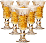 Load image into Gallery viewer, Round 1.3-Oz Cordial Glasses, Lead-Free Sherry Glasses, Clear Heavy Base Shot Glasses (Set of 6)
