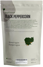 Load image into Gallery viewer, MagJo Naturals Black Peppercorn (whole), Exclusive Cambodian Memot Black Pepper