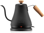 Load image into Gallery viewer, Bodum 27oz Bistro Gooseneck Electric Water Kettle, Pour Over Coffee &amp; Tea, Stainless Steel, Matte Black