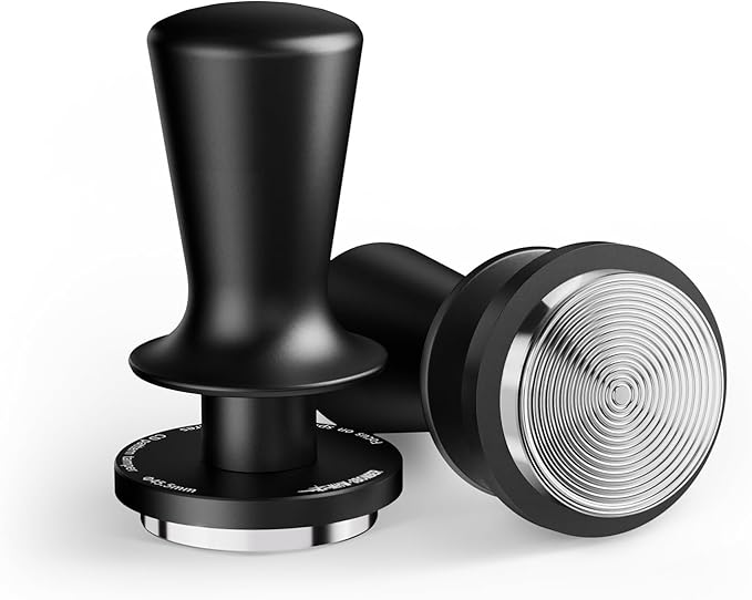 MHW-3BOMBER 45mm Coffee Tamper, 2 Spring Loaded Espresso Tamper Tool, Auto-Leveling Press Tamper Without Tilting,45.5mm Ripple Base, T7116T