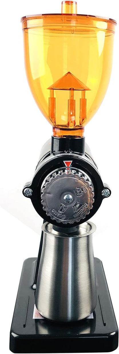 Electric Coffee Grinder 180W Coffee Espresso Bean Grinder Automatic Burr Grinder Coffee Mill Adjustable 8 Gear Commercial Home Milling Grinding Machine Professional Miller