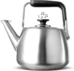 Load image into Gallery viewer, Tea Kettle, Whistling Stovetop Tea Kettle, Large Capacity Teapot Suits for All Heat Source, Professional Fast Heat Technique Teapot with Thick Body and Bottom, Durable and Sturdy Tea Pot