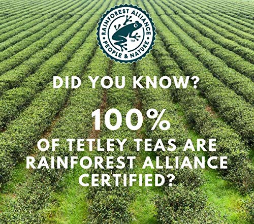 Tetley British Blend Premium Black Tea, 320 Teabags, Rainforest Alliance Certified