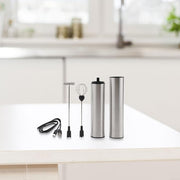 Portable USB Electric Milk Frother, Stainless steel Rechargeable Foam Maker For Coffee for Egg Whisk Mixer Handheld Kitchen Tool