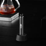 Load image into Gallery viewer, IKAPE Retractable Coffee WDT Tool, One-Press Release Espresso Stirrer Distribution Tool, 0.4mm 8 Adjustable Needles, Even Coffee Grounds Distribution with Stand &amp; Extra Needles