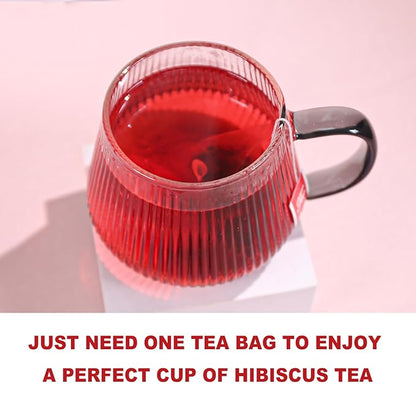 TEARELAE - Hibiscus Tea Bags - 2g x 80 Count - 100% Pure Hibiscus Flowers - Country of Origin Nigeria - Non-GMO - Caffeine-free - Aid Digestion & Support Heart Health