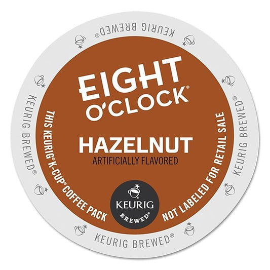 Eight O'Clock Coffee Hazelnut Coffee K-Cup Pods, 96/carton (6406CT)