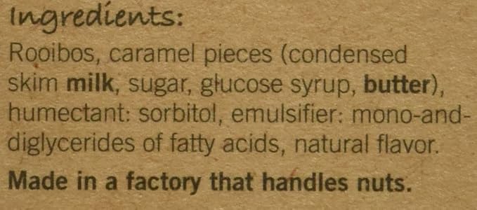 Teapigs Rooibos Creme Caramel Tea Bags Made With Whole Leaves (6 Packs of 15 Tea bags)