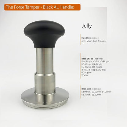 The Force Tamper Automatic Impact Coffee Tamper Adjustable Const Pressure and Autoleveling Extend Set New
