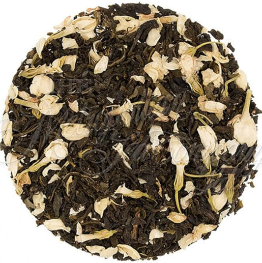 Denise's Fine Tea, USDA Organic, Decaf Jasmine Green, Decaf Green Tea, Decaf Green Tea, Loose Leaf (100g) - Caffeine removed naturally using CO2