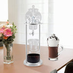 Load image into Gallery viewer, Cold Brew Drip Coffee Maker, 600ml/20.29oz Iced Coffee Brewer Machine Dripper Pot with Measuring Spoon and Stainless Steel Filter for Home Office Coffee Shop