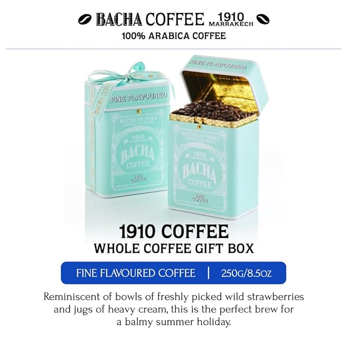 Bacha Coffee | 1910 Fine Flavoured Signature Nomad Collection, 100% Arabica Specialty Coffee, Whole Beans, Medium Roast, 250g