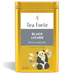Load image into Gallery viewer, Tea Forte Black Lychee Premium Loose Leaf Caffeinated Black Tea Blend Blend Canister, Makes 35-50 Cups