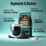Load image into Gallery viewer, VitaCup Mineral Coffee with Trace Minerals, Hydrate, Replenish &amp; Restore w/All Natural Sea Minerals, Electrolytes, Organic Coffee, Single Origin, Medium Dark Roast, Ground Coffee 10oz