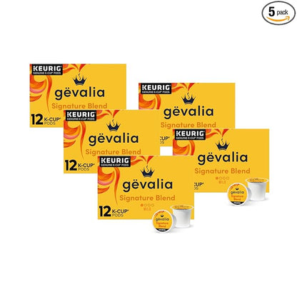 Gevalia Signature Blend Mild Roast K-Cup® Coffee Pods, 10 CT (Pack of 5)