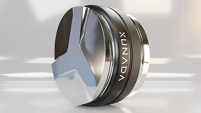XUNADA 58.3mm Coffee Distributor & Tamper, Works with all 58mm Portafilters, Espresso Hand Tampers, 2-in-1 Adjustable Espresso Distribution Leveler & Tamping Tool