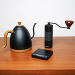 Load image into Gallery viewer, Brewista Artisan Electric Gooseneck Kettle, Water Boiler with LCD Panel, Precise Temperature Control, Fast Boiling and Keep Warm Settings for Pour-Over Coffee &amp; Tea, Café, 1 Liter (Matte Black)