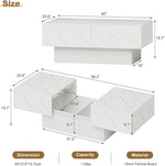 Load image into Gallery viewer, Coffee Table with Large Storage for Living Room Farmhouse Center Tables Mesas De Centro para Salas Modernas Nesting Modern Coffee Table for Reception Room