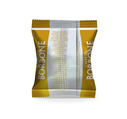 Caffe Borbone Nespresso Compatible Coffee Pods, Gold Blend, Freshly Roasted and Packaged in Italy - 50 Individually Wrapped Coffee Pods - NOT Compatible with Vertuo