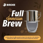 Load image into Gallery viewer, Birdee Vietnamese Coffee Dripper - 16oz (Pack of 4), Stainless Steel, Large Drip Filter, Durable, Dishwasher Safe, Home Use, Travel, Camping, Gift Sets