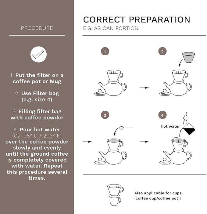 Creano XXL Porcelain Coffee Dripper Stone Grey - Ceramic Cone Brewer - Pour Over Coffee Maker - Filter Size 4 - huge and heavy quality 800gr/28oz - 6 Colours availeble