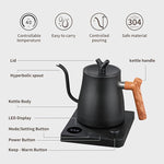 Load image into Gallery viewer, Water Kettle Electric,Gooseneck Electric Kettle with 50pcs Coffee Filter,±1℉ Temperature Control, Fast Heating, Stainless Steel Interior, Ideal for Precise Pour-Over Coffee and Tea
