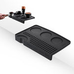 Load image into Gallery viewer, Espresso Tamping Mat for Counter - Ultra Thick Silicone Tamper Mat Coffee Bar Mat, 9.6''×5.9'' Espresso Mat for Countertops,Fits for Baristas Home Kitchen Bar, Waterproof