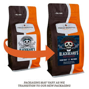 Fresh Roasted Coffee, Blackbeard's Revenge, 5 lb (80 oz), Medium Roast, Kosher, Whole Bean
