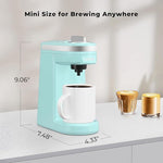 Load image into Gallery viewer, CHULUX Mini Coffee Maker for K Capsule, Single Serve Coffee Maker for One Cup Americano, Lightweight Pod Coffee Machine, Aqua