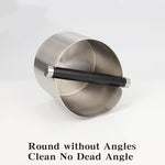 Load image into Gallery viewer, Italian Espresso Tapping Box, Stainless Steel Coffee Grinding Tapping Box, With Detachable Tapping Rod And Anti Slip Rubber Base (Silver)