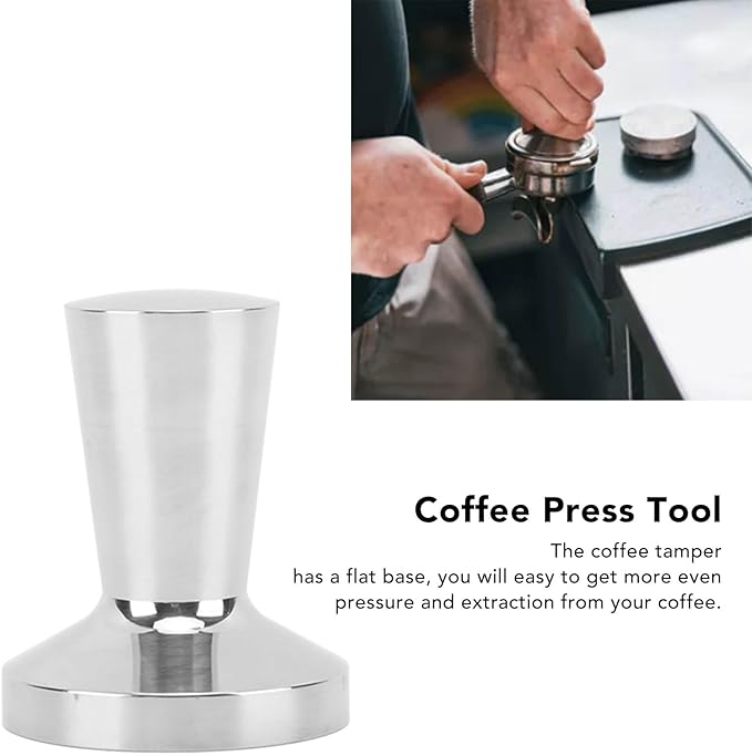 Coffee Tamper, 40mm Espresso Hand Press Tampers, Stainless Steel Solid Handheld Coffee Filling Powder Press Tool for Nestle, Coffee Tamper Espresso Tamper Hand Tamper Tool