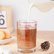 BCnmviku 1 PACK Shot Glass Measuring Cup 3 Ounce/90ML Liquid Heavy High Espresso Glass Cup