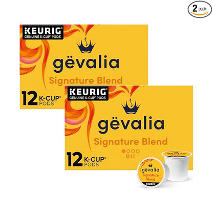Gevalia Signature Blend Mild Roast K-Cup® Coffee Pods, 10 CT (Pack of 2)