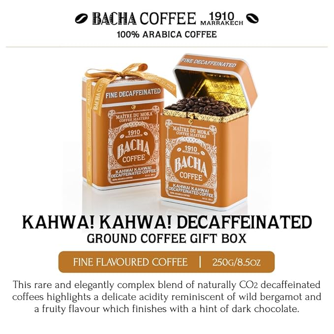 Bacha Coffee | Kahwa! Kahwa! Fine Flavoured Signature Nomad Collection, 100% Arabica Specialty Coffee, Whole Beans, Medium Dark Roast, 250g