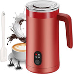Load image into Gallery viewer, Milk Frother, 4-in-1 Milk Frother and Steamer, 13.5oz/400ml Automatic Hot and Cold Foam Maker and Milk Warmer, Electric Frother for Coffee, Latte, Cappuccino, Macchiato, Matcha(Red)