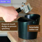 Load image into Gallery viewer, 5 Inch Coffee Knock Box Shock-Absorbent Durable Barista Style Knock Box With Removable Knock Bar and Non-Slip Base Gift (S-Black)