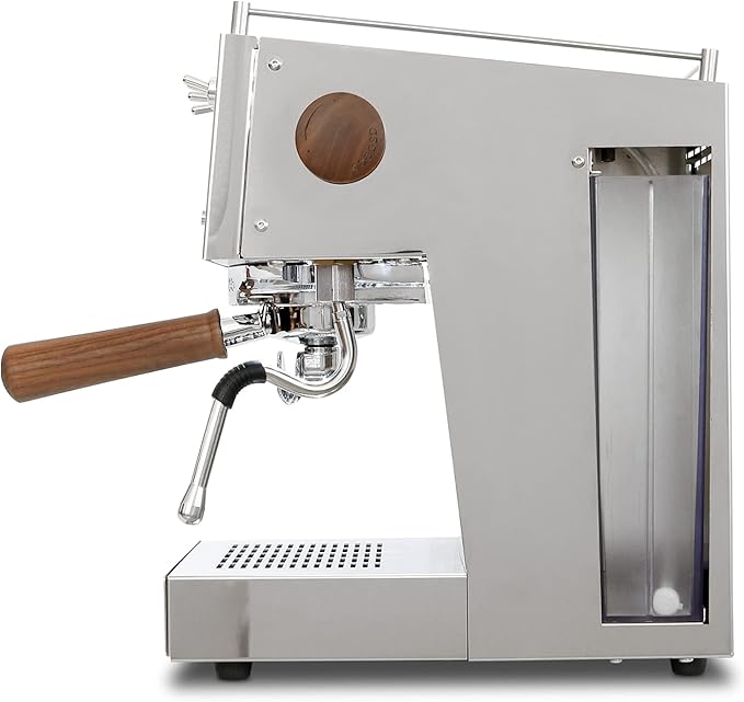Ascaso Steel PID Programmable Espresso Machine w/Volumetric Controls, Single Thermoblock, 120V (SINGLE, POLISHED)