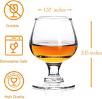 Load image into Gallery viewer, 1.75oz Mini Shot Glass Set of 6 - Clear, Super Cute, Perfect for Tasting Brandy - Glass Snifters