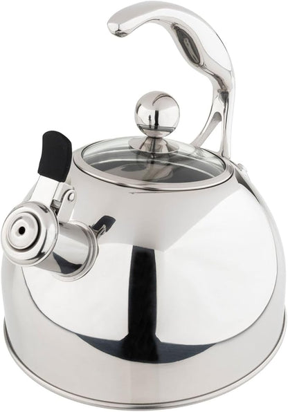 Viking Stainless Steel Whistling Tea Kettle