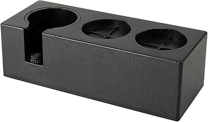 Espresso Tamping Station, ABS Plastic Black Portafilter Holder Espresso Coffee Equipment for Bar Home Office,Fit for 51mm 53mm(Accessories not Included)