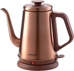 Load image into Gallery viewer, DmofwHi 1000W Gooseneck Electric Kettle (1.0L),100% Stainless Steel BPA Free Tea Kettle with Auto Shut - Off Protection, Pour Over Coffee Kettle -Copper