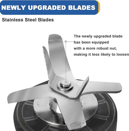 CRANDDI Commercial Smart Smoothie Blender - 2200W High-Power Professional Blenders for Smoothies & More, 4 Pre-Set Programs, Quiet Blender with Removable Shield, 52oz Jar, 120V, K80TS (Black)