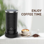 Load image into Gallery viewer, Milk Frother, Automatic Milk Steamer and Heater, 4-in-1 Multifunction Electric Hot and Cold Foam Maker and Milk Warmer for Latte, Cappuccinos, Macchiato,Black