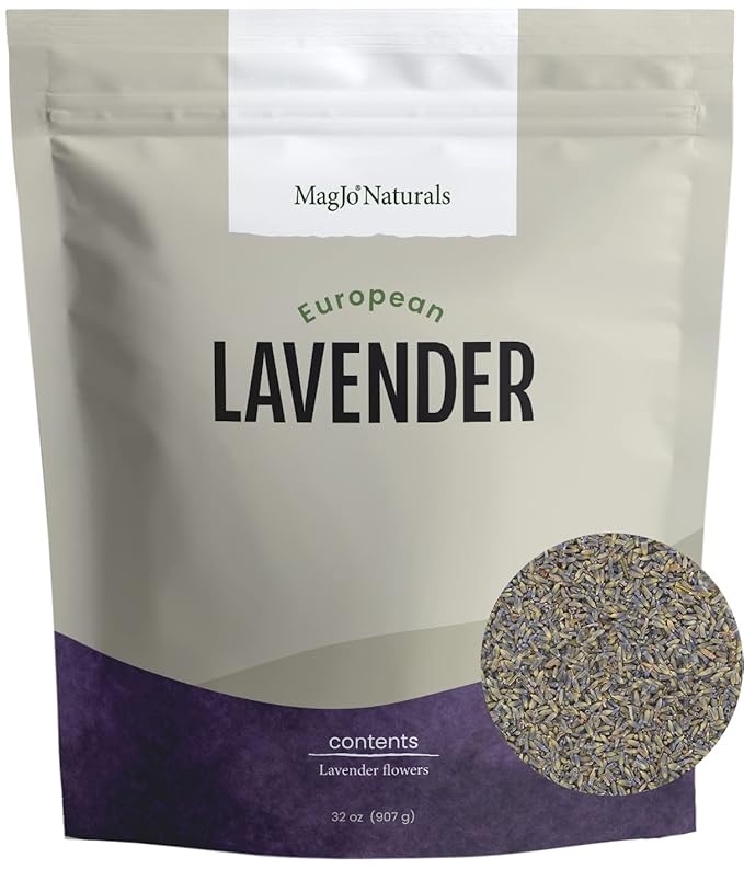 MagJo Naturals European Lavender Flowers (Extra Grade) - 100% Raw From Europe - 2 pounds