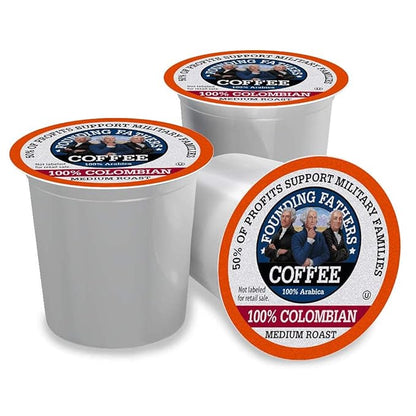 Founding Fathers Coffee, Colombian Single Serve 80 Count (Compatible with Keurig 2.0)