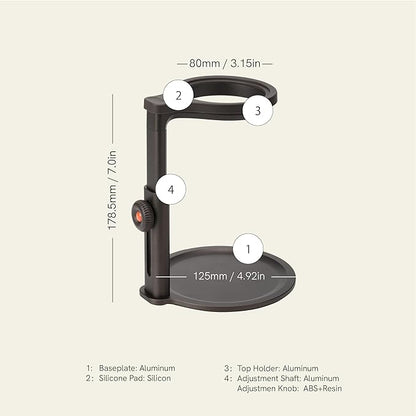 OutIn Fino Portable Electric Coffee Grinder, Portable Coffee Scale, Coffee Stand